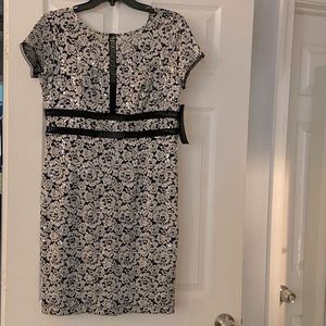 New Lace and sequin cap sleeve dress